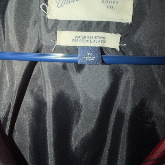 Universal Thread Red and Black Checkered Puffer Jacket - Picture 2 of 5